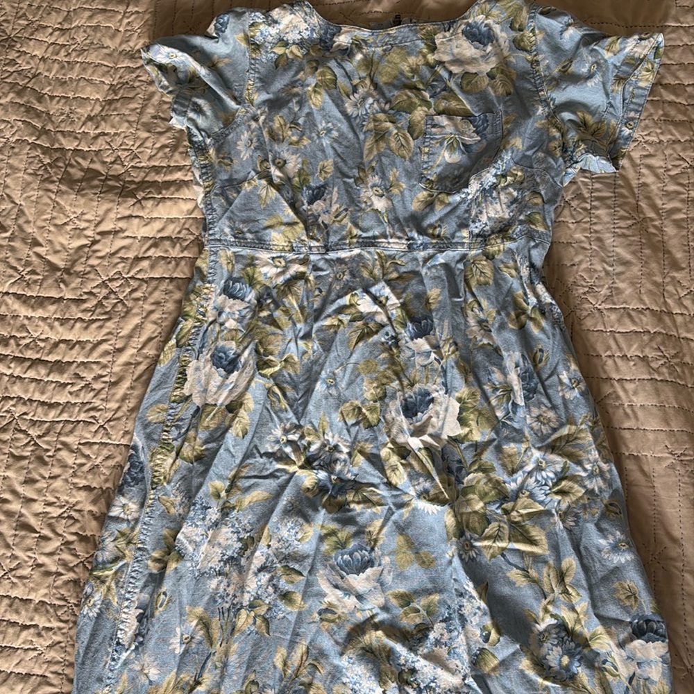 Liz Claiborne 100% cotton floral dress